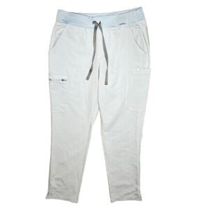Figs Women's Zamora 2.0 Technical Jogger Scrub Light Blue Pants Size M